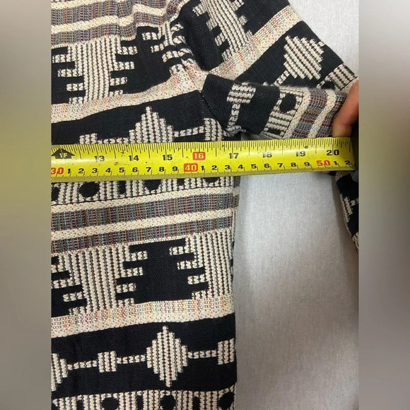 Like Mynded Aztec Open Front  Blazer Jacket Size S - Picture 13 of 14